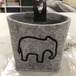 Brand new thirty one dreamkeeper mini bin brushed whisper grey